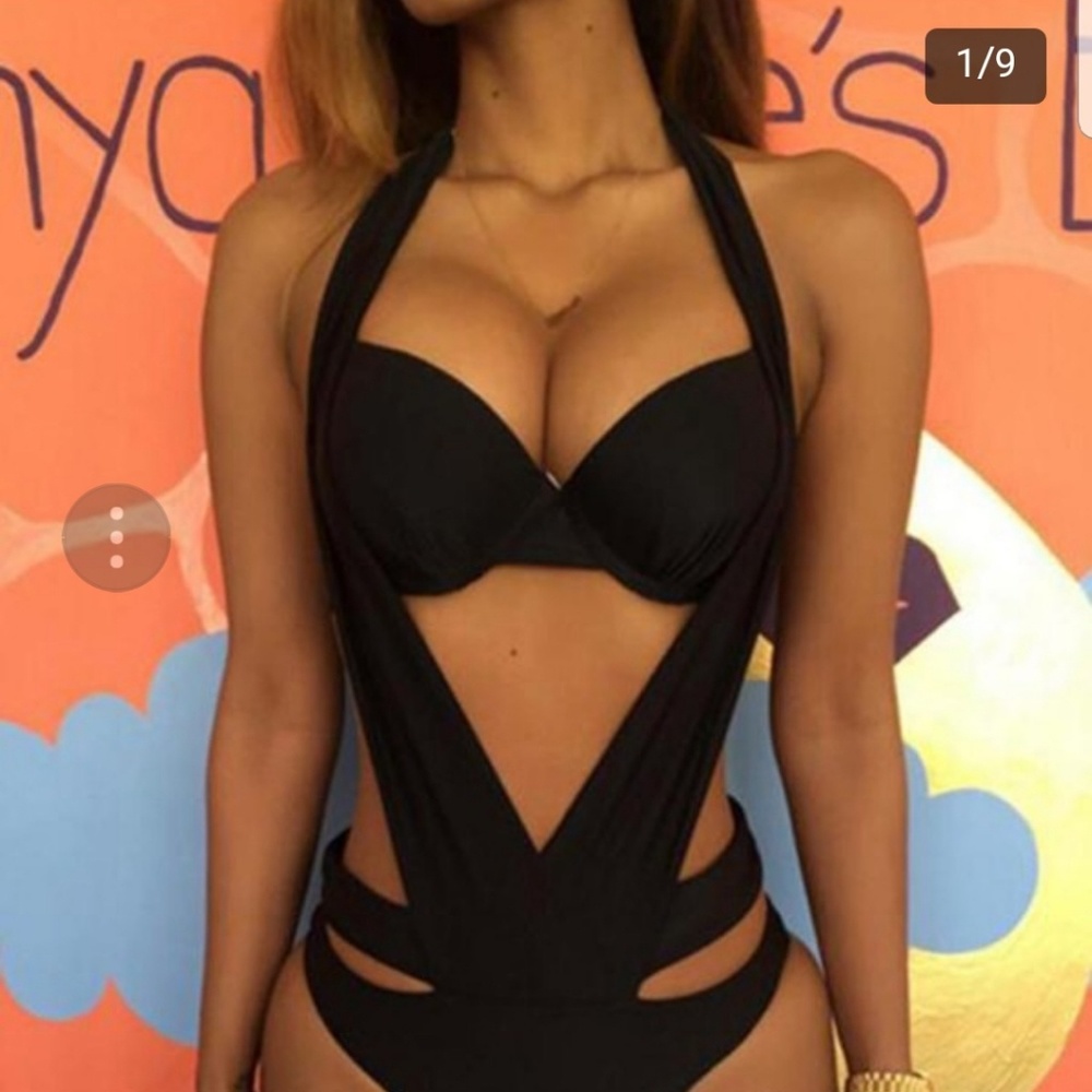 Black One Piece Swim suit